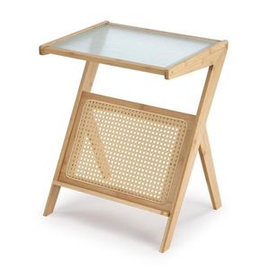 Přístavný stolek FLURO bambus obraz