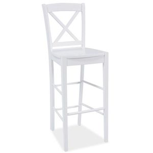 Barová židle VARMA, bílá obraz