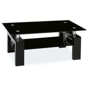 Konferenční stolek MOLUNAT 2, černý lak obraz