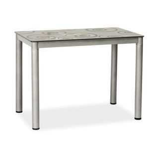 Jídelní stůl NEFON 100x60 cm, šedá obraz