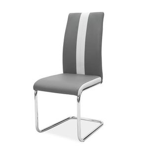 Jídelní čalouněná židle KORADA, tmavá šedá obraz