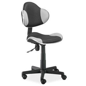 Kancelářská židle PEDROZA, černá/šedá obraz