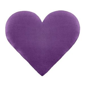 Bellatex Tvarovaný polštářek Srdce fialová, 42 x 48 cm obraz