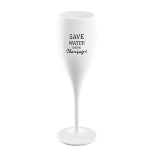 Koziol Sklenice s nápisem Save water drink champagne obraz
