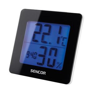 Sencor Sencor - Meteostanice s LCD displejem a budíkem 1xAA černá obraz