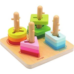 2Kids Toys Nasazovací geometrické tvary Gesta vícebarevné obraz