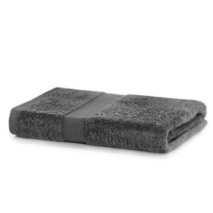 Bavlněný ručník DecoKing Bira tmavě šedý, velikost 70x140 obraz