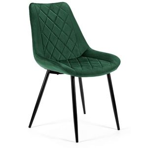 Ak furniture Čalouněná designová židle Justina zelená obraz