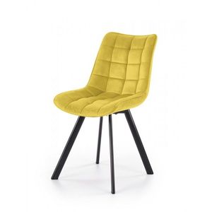 HALMAR Designová židle Mirah hořčicová obraz