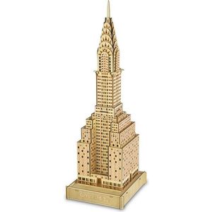 Woodcraft construction kit Dřevěné 3D puzzle Chrysler Building obraz
