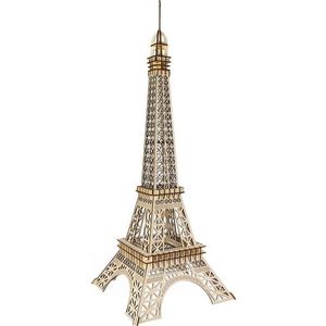 Woodcraft construction kit Dřevěné 3D puzzle Eiffelova věž velká obraz