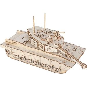 Woodcraft construction kit Dřevěné 3D puzzle Tank M1 Abrams obraz