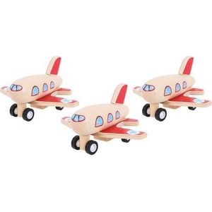 Bigjigs Toys Dřevěné natahovací letadlo AIRPLANE 1 ks obraz