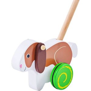 Bigjigs Toys Dřevěný jezdící králík RABBIT obraz