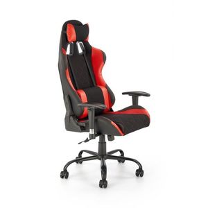 HALMAR Herní židle Drake červeno-černá obraz