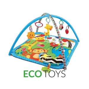 ECOTOYS Hrací deka Eco Toys - modrá obraz