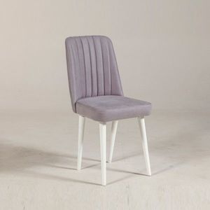 Hanah Home Jídelní židle VINA šedá/bílá obraz