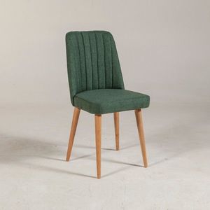Hanah Home Jídelní židle VINA tmavě zelená/atlantic obraz