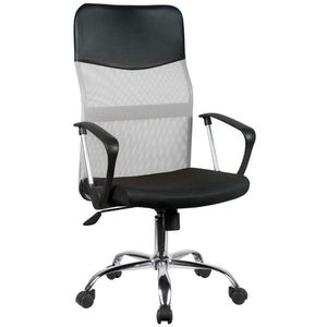 Ak furniture Kancelářská židle FULL na kolečkách černá/šedá obraz