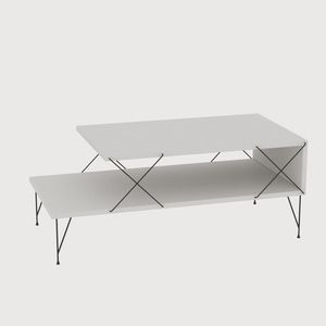Kalune Design Konferenční stolek Loire 100 cm bílý obraz