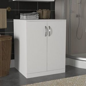 Kalune Design Koupelnová skříňka na pračku Benito bílá obraz