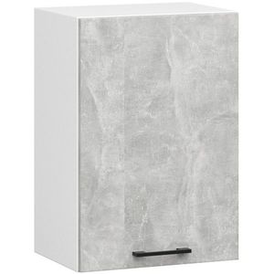 Ak furniture Kuchyňská závěsná skříňka Olivie W 50 cm bílá/beton obraz