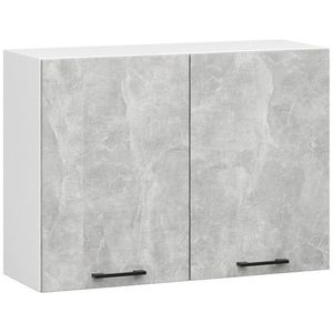 Ak furniture Kuchyňská závěsná skříňka Olivie W I 80 cm bílá/beton obraz