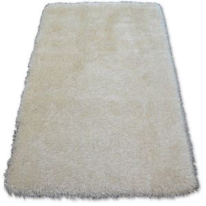 Dywany Lusczow Kusový koberec LOVE SHAGGY krémový, velikost 80x150 obraz
