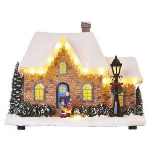 EMOS LED vánoční domek House 20, 5 cm teplá bílá obraz