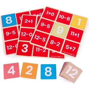 Bigjigs Toys Matematické bingo sčítání a odčítání AFFLUENT obraz