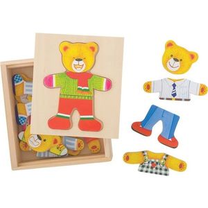 Bigjigs Toys Oblékací puzzle MR BEAR vícebarevné obraz
