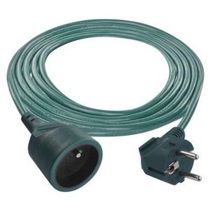 EMOS Prodlužovací kabel s 1 zásuvkou MULO 2 m zelený obraz