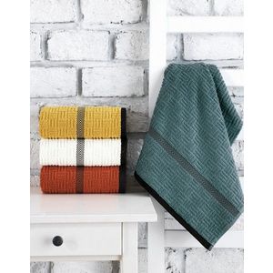 L'essentiel Sada 4 ks ručníků KARLI 50x90 cm mix teplých barev obraz