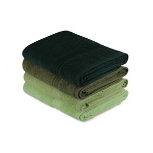 L'essentiel Sada 4 ks ručníků Rainbow 70x140 cm zelená obraz
