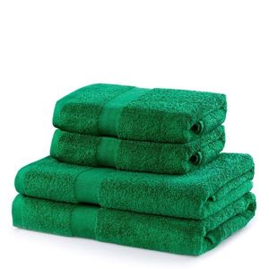 Set zelených ručníků DecoKing Niki, velikost 2*70x140+2*50x100 obraz