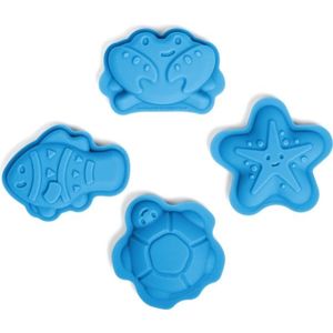 Bigjigs Toys Silikonové formičky OCEAN modré obraz