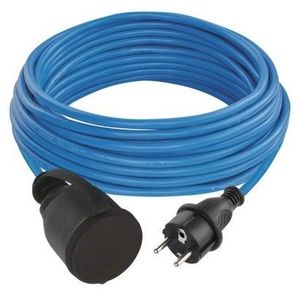 EMOS Silikonový prodlužovací kabel s 1 zásuvkou PURPURO 10 m modrý obraz
