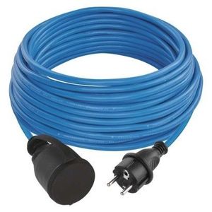 EMOS Silikonový prodlužovací kabel s 1 zásuvkou PURPURO 20 m modrý obraz