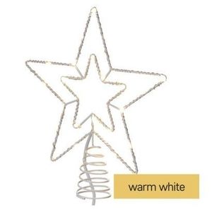 EMOS Standard LED spojovací vánoční hvězda KIFO 28, 5 cm teplá bílá obraz
