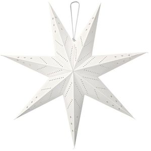 Tutumi Svítící LED papírová hvězda LUMINA III 60 cm bílá obraz