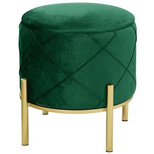 Ak furniture Taburet LIA zelený obraz