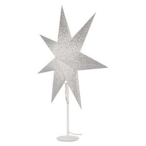 EMOS Vánoční papírová hvězda na stojánku LIGHT 45 cm bílá obraz