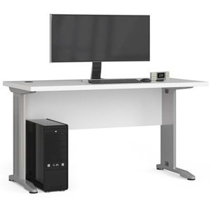 Ak furniture Volně stojící počítačový stůl BM-135 bílý obraz