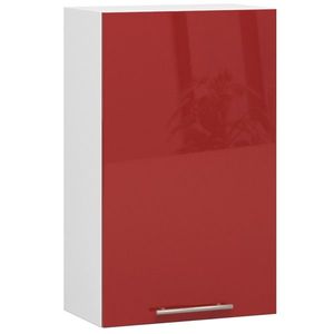 Ak furniture Závěsná kuchyňská skříňka Olivie W 50 cm bílo-červená obraz