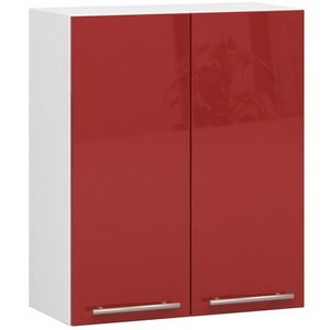 Ak furniture Závěsná kuchyňská skříňka Olivie W 60 cm bílo-červená obraz