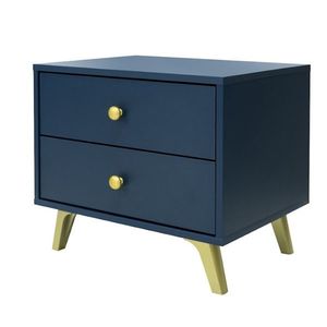 ArtStol Noční stolek SIENA Barva: Modrá obraz