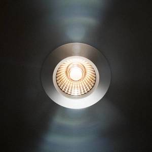 Sigor LED bodový podhled Diled, Ø 6, 7 cm, Dim-To-Warm, ocelový obraz