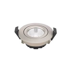 Sigor LED bodový podhled Diled, Ø 8, 5 cm, 6 W, Dim-To-Warm, ocel obraz