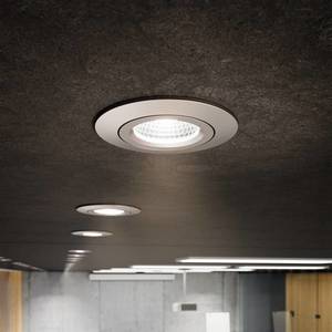 Sigor LED bodový podhled Diled, Ø8, 5 cm, 10 W, Dim-To-Warm, ocel obraz