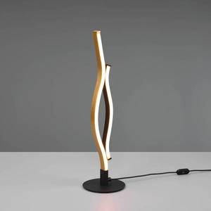 Trio Lighting Stolní lampa Blaze LED, CCT, senzorový stmívač, mosaz obraz